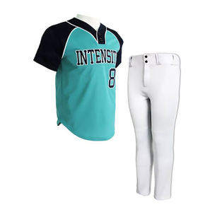 Couleur personnalisée uniforme de baseball ensemble de vêtements de sport haute qualité de baseball pantalon chemise respirant séchage rapide antibactérien conception personnalisée - Product Image 1