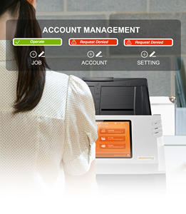 Plustek EScan Scanner de documents en réseau d'entreprise, haut débit sans fil avec écran tactile 7 "Déploiement simple à l'échelle pour le bureau - Product Image 6