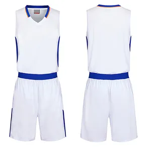 Customized Best Quality Basketball Uniform Logo Design 100% Polyester Sports Custom Made Basketball Uniform