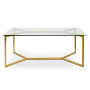Modern Simple Center <b>Tables</b> High Quality <b>Rectangle</b> Metal Frame With Top Glass <b>Coffee</b> <b>Table</b> Living Room Bedroom Home Furniture - Product Image 2