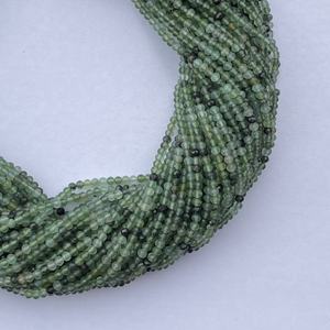 Micro-Serpentine Naturelle de 2mm et 3mm, Perles Tendance à Facettes pour la Fabrication de Bijoux, Colliers et Bracelets - Product Image 2