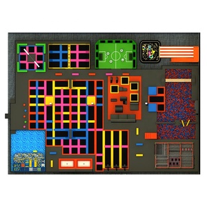 Attrezzatura per Parco Trampolini al Coperto per Adulti, Giochi di Calcio con Salto e Rimbalzo, Parco Giochi Interno >3 Anni - Product Image 2