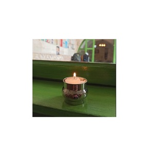 Pot à bougie en cuivre de haute qualité avec une finition élégante en or rose, parfait pour la maison et les fournitures de décoration d'occasion - Product Image 4