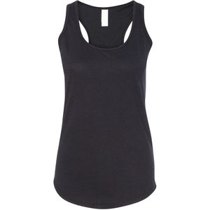 Venta al por mayor Diseño personalizado y logotipo Nuevo estilo Mujeres Alta calidad Colores negros sólidos Camisetas sin mangas - Product Image 1