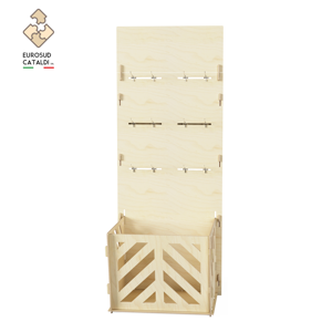 Présentoir en bois ultrafin, fabriqué en italie Support de sport, jouets et produits, à hauteur réglable Conçu pour <span class=keywords><strong>les</strong></span> magasins et <span class=keywords><strong>les</strong></span> supermarchés, tout nouveau modèle - Product Image 2