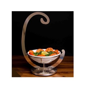 Plato para servir de acero inoxidable de diseño admirable, plato para servir alimentos de calidad superior del fabricante en la India - Product Image 1