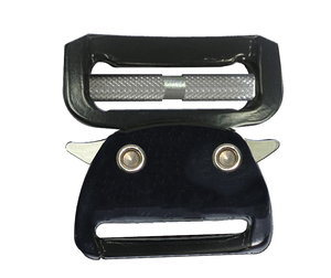 A838 Aluminum Sliding Bar <b>Buckle</b> - 45mm Side Release Adjustable Design for Webbing <b>Straps</b> and Bags - Product Image 3