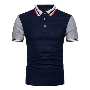 Polos pour hommes à col multicolore de style unique avec logo personnalisé à vendre doux et confortable pour l'été - Product Image 5