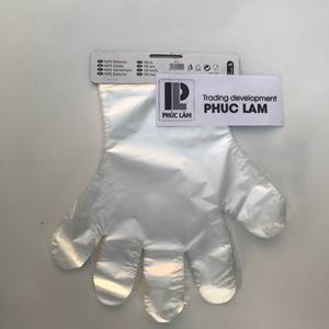 High Quality HDPE Disposable <b>Gloves</b> Medium Size Best Price Wholesale for Summer Winter Protection <b>Food</b> Cleaning MOQ 100pcs - Product Image 2