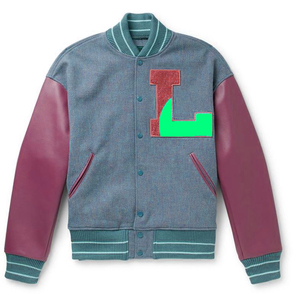 2025 Venta al por mayor Último diseño Letterman Jacket Custom Black Oversized Jacket - Product Image 3