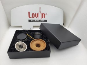 Coffret cadeau pour fumeur de cocktails, copeaux de bois pour fumer, kit d'infusion de fumée, kit de fumage de cocktails, ensemble pour fumer les boissons - Product Image 4