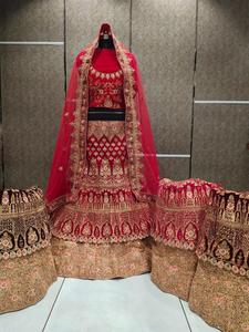 Article de mariage à paillettes, filet lourd à la mode, paillettes, Collection de prix de gros, Lehenga Choli shop en décontracté - Product Image 6