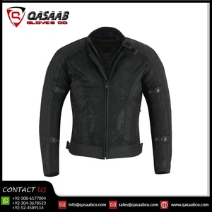 Cuir Véritable Respirant Textile Racing Été Imperméable Moto Noir Coton Polyester Cordura Vestes Moto Hiver - Product Image 3