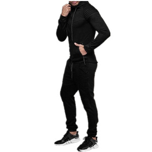 Conjunto de chándal de 2 piezas para hombre, Sudadera con capucha y pantalones de chándal, conjunto de chándal para primavera, venta al por mayor - Product Image 5