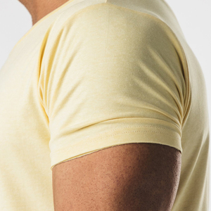 Camisetas con dobladillo curvo para hombre, ropa de gimnasio, precio promocional con tu logotipo, venta al por mayor - Product Image 3