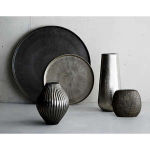 Ensemble de 3 plateaux métalliques de différentes tailles et couleurs différentes, vente en gros, prix pour la décoration de Table - Product Image 6