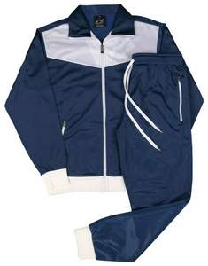 Ensemble de survêtement sport slim pour homme, séchage rapide, 100 % coton, uni, avec logo personnalisé, polaire d'hiver, vente en gros - Product Image 3