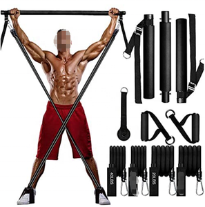 <span class=keywords><strong>ONESTAR</strong></span> SPORT – barre de Pilates Portable, barre d'exercice de Yoga, barre de tonification en boucle de pied, Kit de bâtons de Pilates en Nylon, offre spéciale - Product Image 1