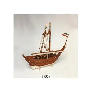 Modelo de barco alto de madera, modelo de exportación, India