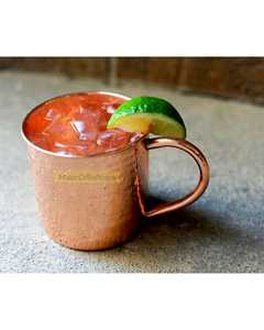 Fabriqué à la main 475ml Moscou Mule Tasse Pur Cuivre Martelé Tasse En Céramique pour La Décoration Intérieure pour Restaurants et Bars - Product Image 4