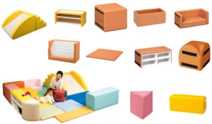 OMOIO SQUARE D 450 SERIES COMBINATION PLAN #1 KIDS ROOM FURNiture SOFT SAFETY CHILDREN SET FACILITY SCHOOL MALL HOSPITAL