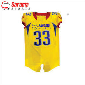 Uniforme de fútbol americano, alta calidad, precio barato, hecho de 100% poliéster, sublimación Digital - Product Image 3