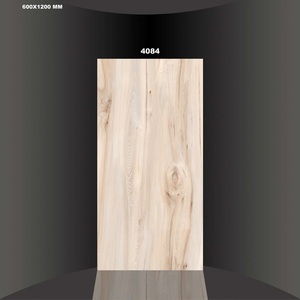 Vente en gros de carreaux de céramique porcelaine finition bois émaillé classique moderne 600x1200mm salle de bain utilisation extérieure isolation thermique 5mm - Product Image 1