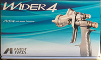 Anest Iwata WIDER 4 Series Alat Semprot Cat Pneumatik Airless Kelas Industri Tekanan Tinggi Lapisan Krom Kapasitas 100-227ml
