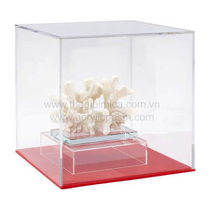 Wholesale Custom Cube <b>Clear</b> Acrylic Compartment <b>Display</b> <b>Box</b> - Product Image 1