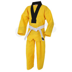 OEM personalizado de alto impacto Taekwondo Gis elegante y a un precio razonable de artes marciales de desgaste de baja tasa de diseño personalizado - Product Image 4