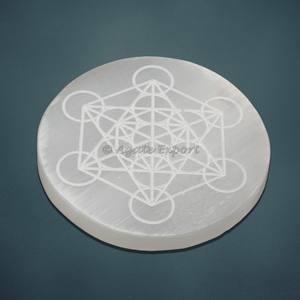 Meta-tron cubo selenita placa de carga - Product Image 1