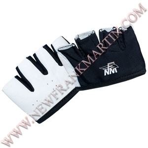 Guantes deportivos NFM Unisex Anti-Ripper Levantamiento de pesas Crossfit WOD Gym Fitness Powerlifting Mano Palma Protección Blanco/Negro Hecho - Product Image 1