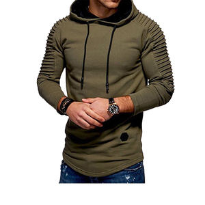 Qualité supérieure sur mesure sweats à capuche pour hommes vente chaude bas quantité minimale de commande respirant hommes sweats à capuche coupe régulière séchage rapide - Product Image 1