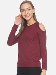 Nouveau mode épaule coupe Styles fête porter hiver Slim Fit personnalisé conçu Logo couleur unie haute demande dames sweat - Product Image 3