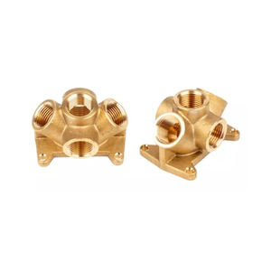 Raccord de tuyau rond pneumatique personnalisé 1/2 "5/8" Raccords rapides Raccords en laiton à 5 voies Raccords de tube Union pour ligne de connexion - Product Image 6