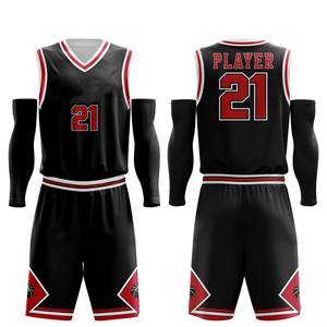 Ropa deportiva juvenil personalizada, conjunto de uniforme de baloncesto de diseño - Product Image 3