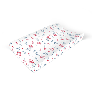 Logo personnalisé imprimé GOTS certifié en vrac Portable unisexe coton biologique bébé matelas à langer imperméable tricoté tissu tissé - Product Image 1