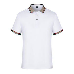 Camiseta de manga corta para hombre, polo personalizado de diferentes colores, para gimnasio, fitness, 100% algodón, logo personalizado, alta calidad, Verano - Product Image 5