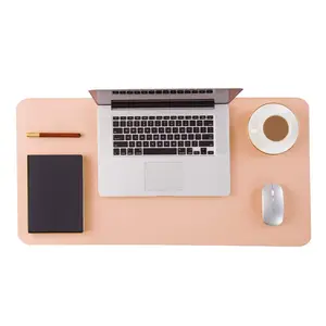 Groothandel Kantoorbenodigdheden Bureau Topper Leverancier Leeg Pu Lederen Laptop Desk Mouse Pad