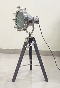 Lámpara de mesa con trípode de madera Vintage moderna, foco LED/COB, decoración coleccionable náutica, regalo, Villa, hogar, oficina, interior, IP44 - Product Image 2