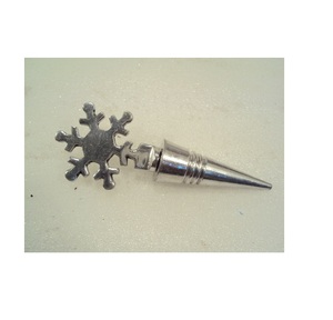 Stylish Snowflake Design Wine Aluminium Bottle <b>Stopper</b> for Bar Hotel Use - Product Image 4