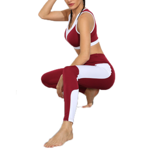 Conjuntos Deportivos de 7 Piezas para Mujer, Secado Rápido, Top de Yoga, Leggings, Espalda Descubierta, Conjuntos de Gimnasio Ajustados para Correr, 200 - Product Image 4