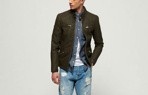 Chaqueta de cuero personalizada para hombre, chaqueta de carreras de alta calidad, hecha en Pakistán, 2022 - Product Image 3