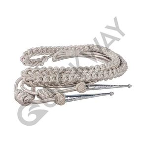 Custom Gold Uniform Ceremonial Aiguillette With Gold Metal Two Tips and Lowest Price Sale in Pakistan - Product Image 3