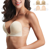 Soutien-gorge sans bretelles à découpe en V, sous-vêtement une pièce, prix d'usine