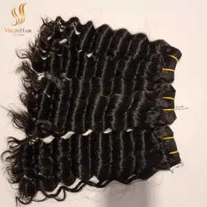 Wholesale Water Wave Hair Top Sale Vietnamese Raw Hair Bundles Double Drawn Smooth And Luster 100% Vietnam Human Hair