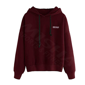 Sweat à capuche en molleton de coton à manches longues pour femme, style unique, grande taille, avec logo personnalisé, faible MOQ, vente en gros, collection hiver - Product Image 5