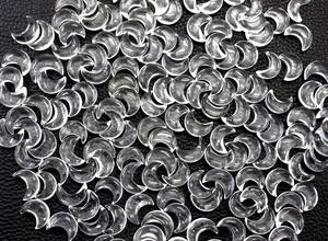 ชุดหินควอตซ์ใส5ชิ้นทรงพระจันทร์พลอยสีขาวเรียบทรงหลวม - Product Image 2