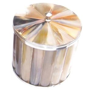 Natural Horn <b>Ice</b> <b>Bucket</b> and Bare-ware Horn Inlay on Stainless Steel <b>Ice</b> <b>Bucket</b> <b>with</b> Party Ware Use for Wood <b>Lid</b> - Product Image 3