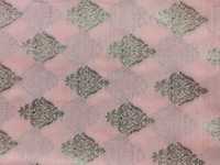 Tissu en soie brocart métallique écologique sur mesure, couleurs pastel assorties, motifs indiens, pour literie et coussins